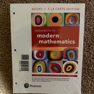Excursions in Modern Mathematics, Books a la Carte Edition