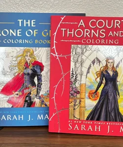 Throne of Glass & A Court of Thorns and Roses Coloring Books