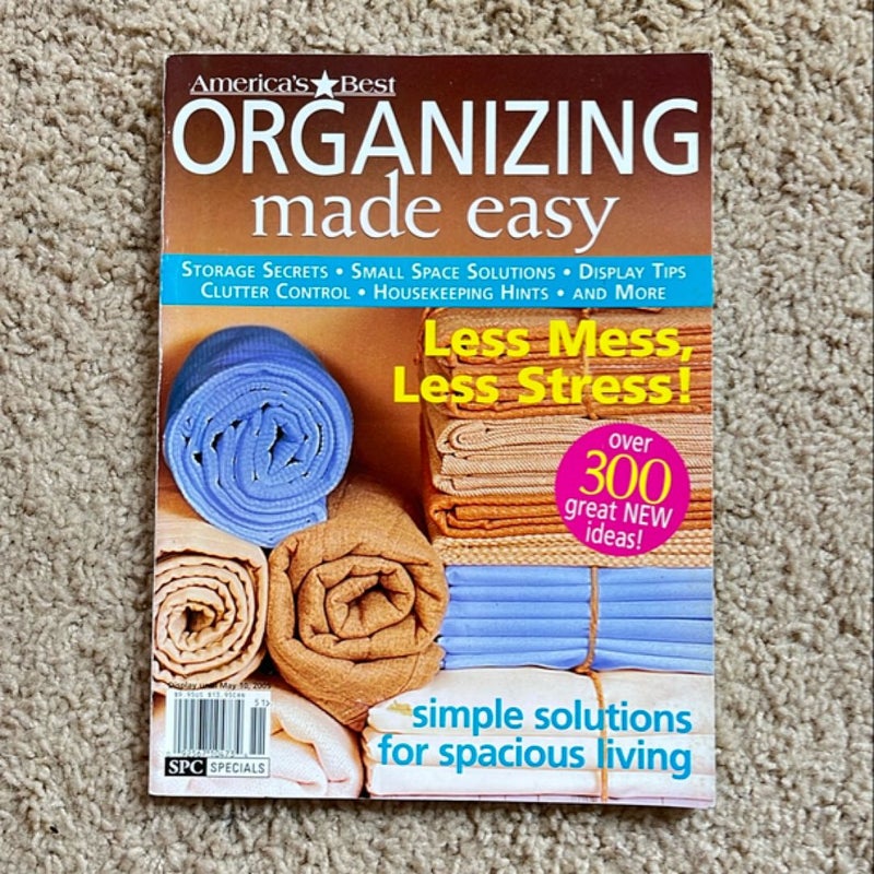 Organizing Made Easy By Susan Hernandez Ray