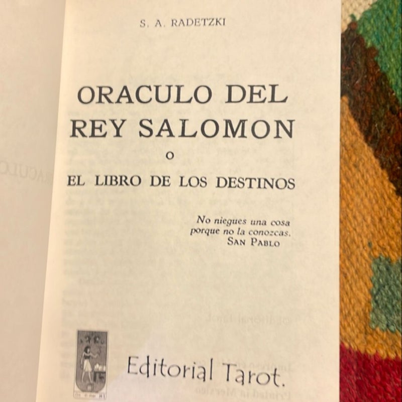 Oráculo del Rey Salomón 