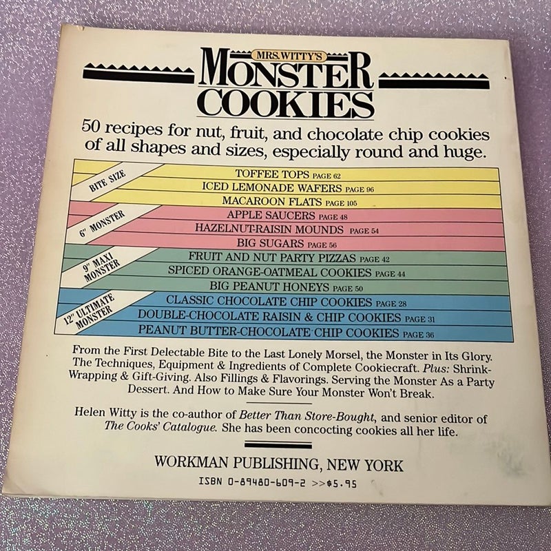 Monster cookies