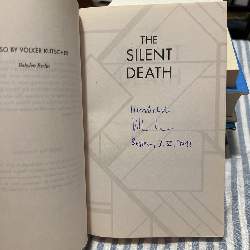 The Silent Death - signed by author 