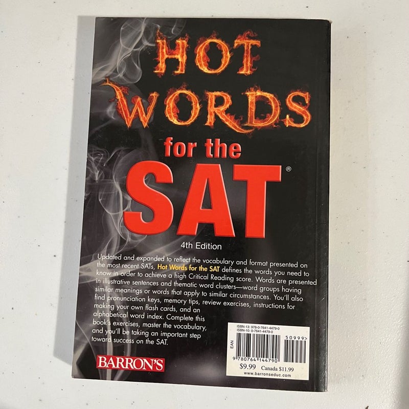 Hot Words for the SAT