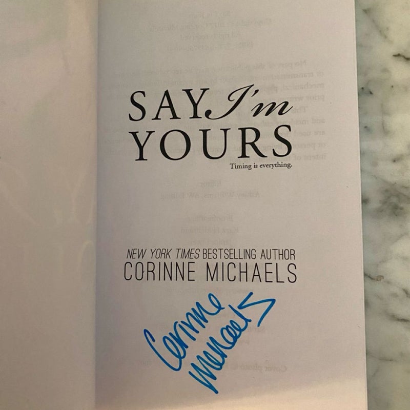 OOP Say I'm Yours (signed)