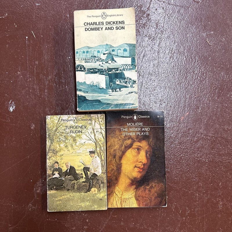 Lot of 3 Penguin Classics -Dombey and Son, plus 2