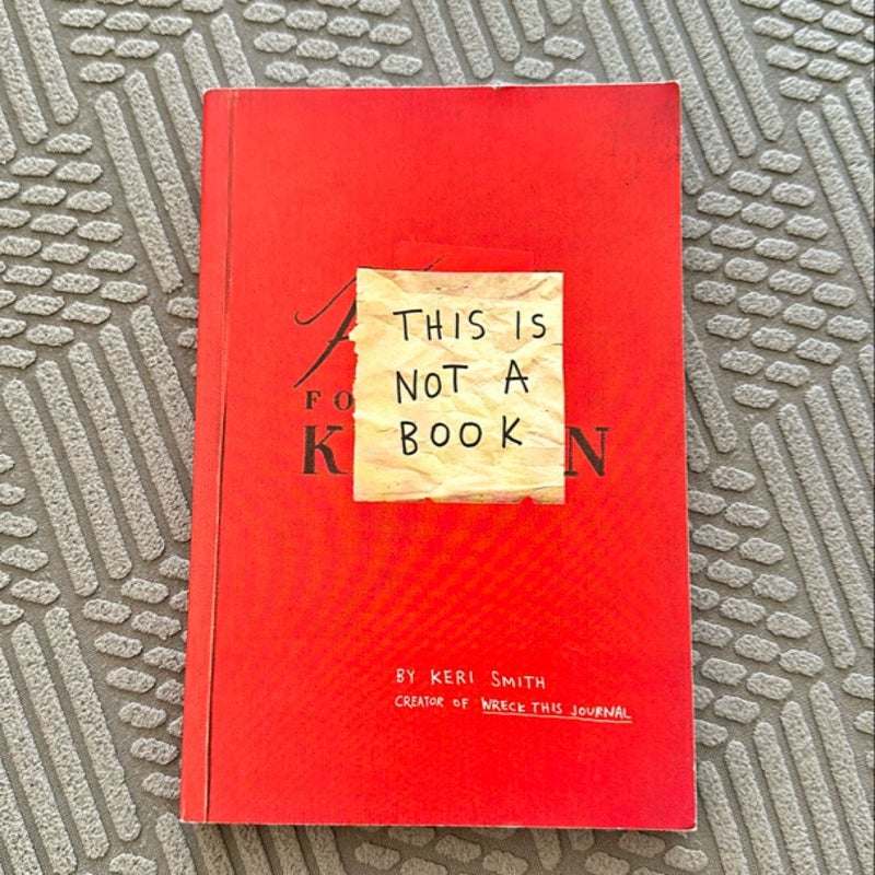 This Is Not a Book