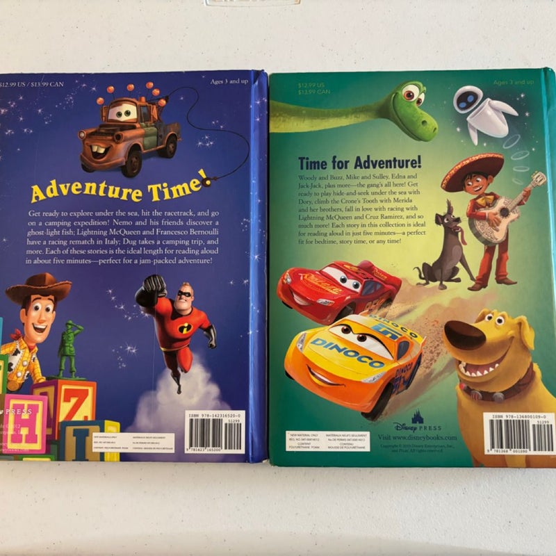 Disney 5 minute story books bundle of 2