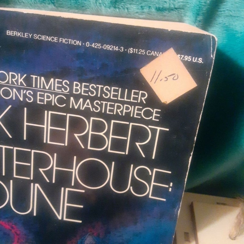 Chapterhouse Dune By Frank Herbert, 1986 Berkley Trade Paperback Book =)