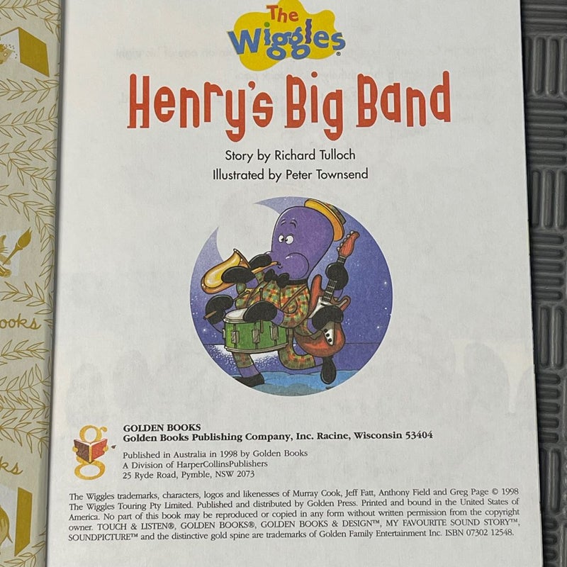 The Wiggles A Little Golden Book Book Lot of 4 