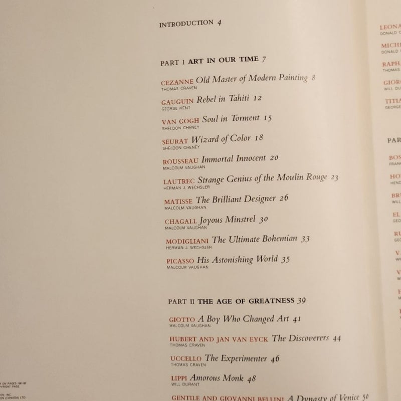 Reader's Digest Family Treasury of Great Painters and Great Paintings 