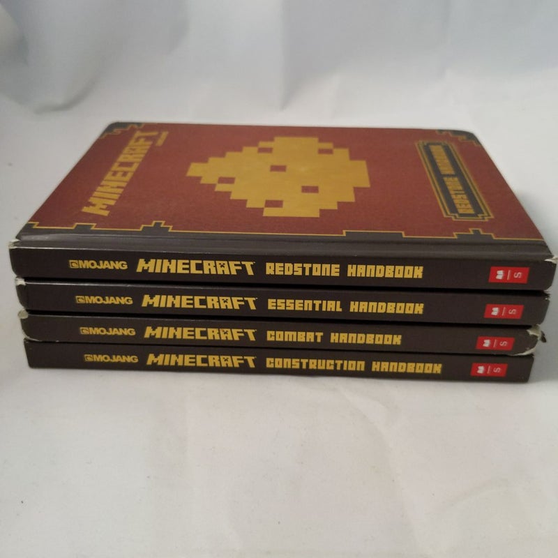 Minecraft Lot of 4 Handbooks