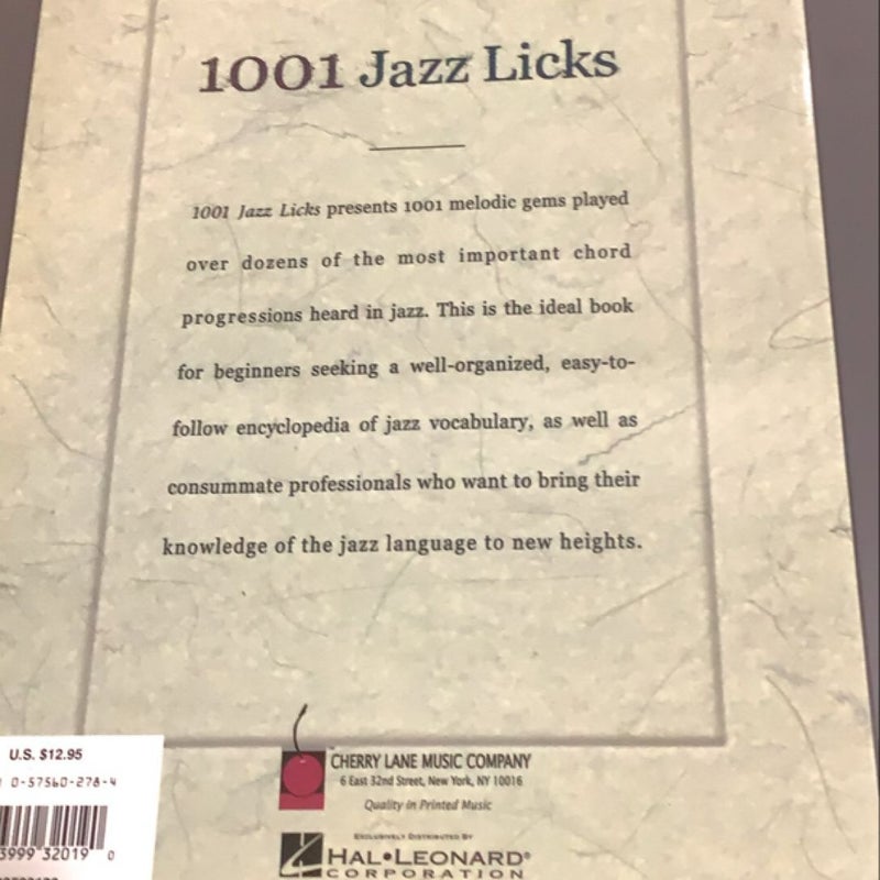 1001Jazz Licks