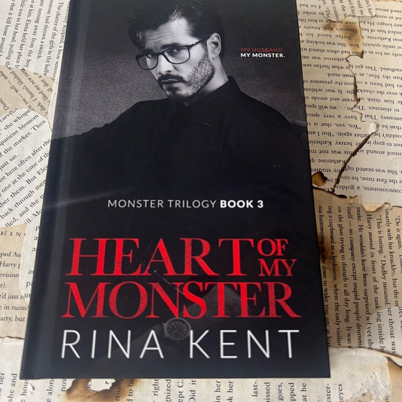 OOP indie hearts of my monster hardcover rina Kent