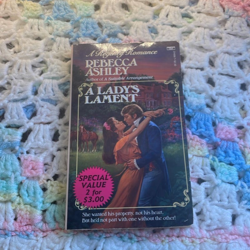 A Lady’s Lament 