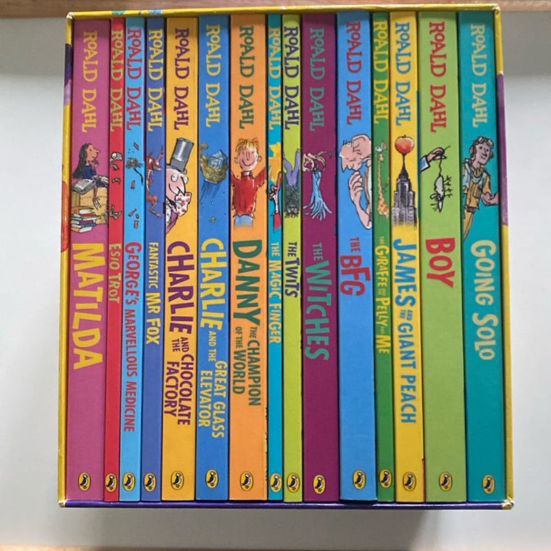 Roald Dahl 15-Book Boxed Set-PROP-RMS