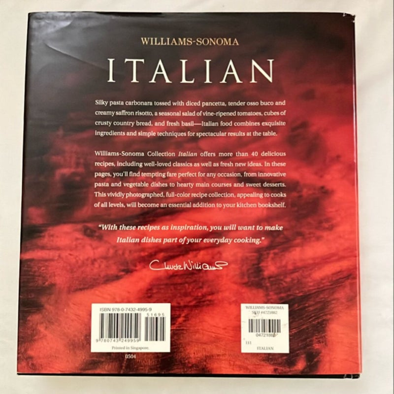 Williams-Sonoma Collection: Italian