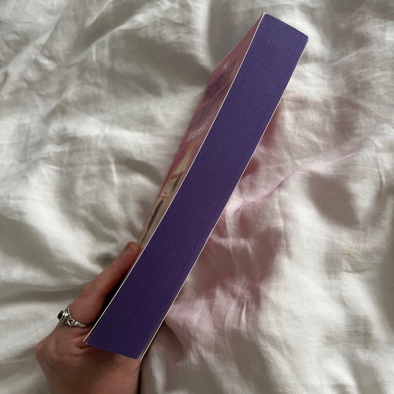 the American roommate experiment special edition with purple sprayed edges 