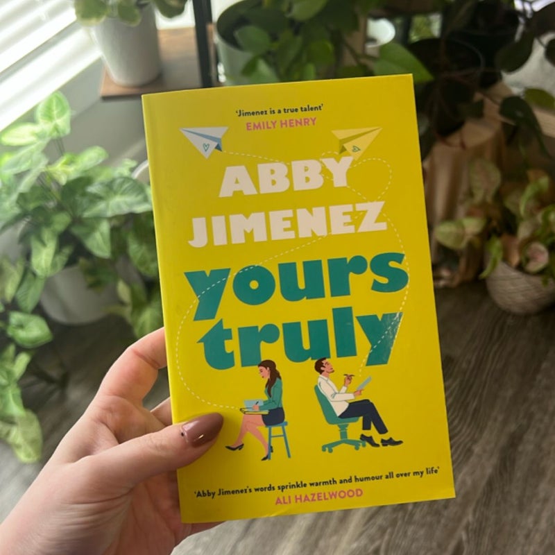 Yours Truly UK cover
