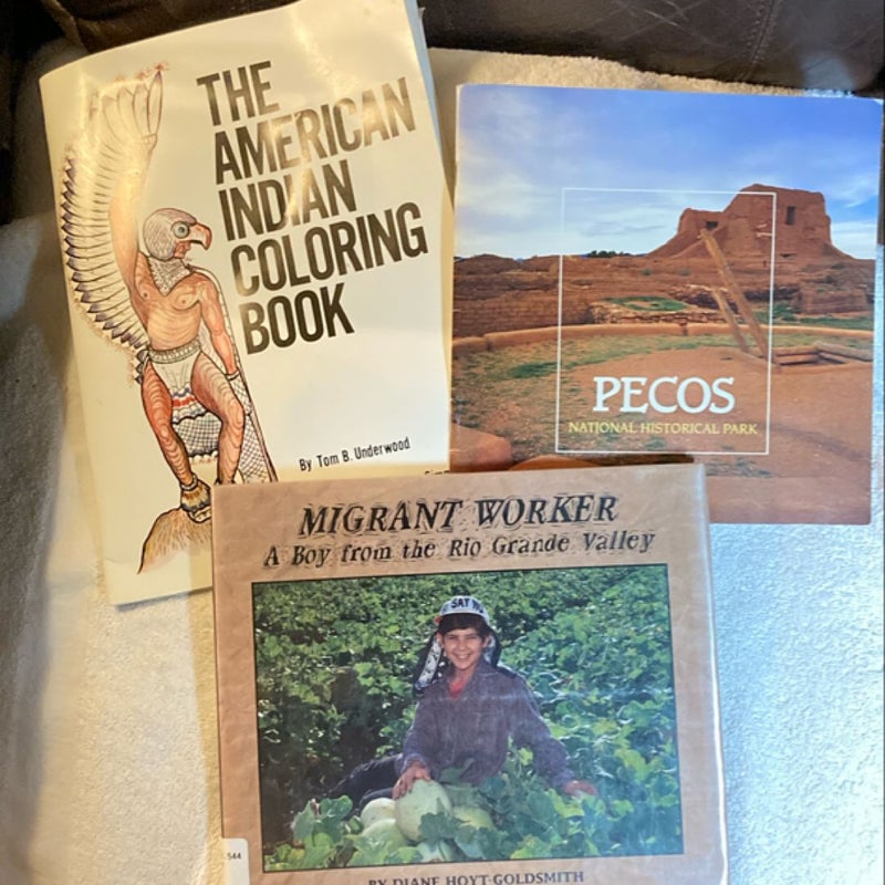 Migrant Worker The American Indian Coloring Book and Pecos National Historical Park