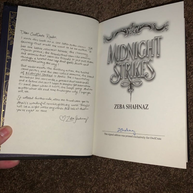 Owlcrate Special Edition Midnight Strikes