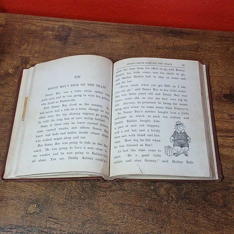1927 Version of The Bad Little Rabbit and Other Stories Children's Book
