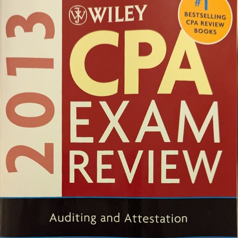 Wiley CPA Exam Review 2013