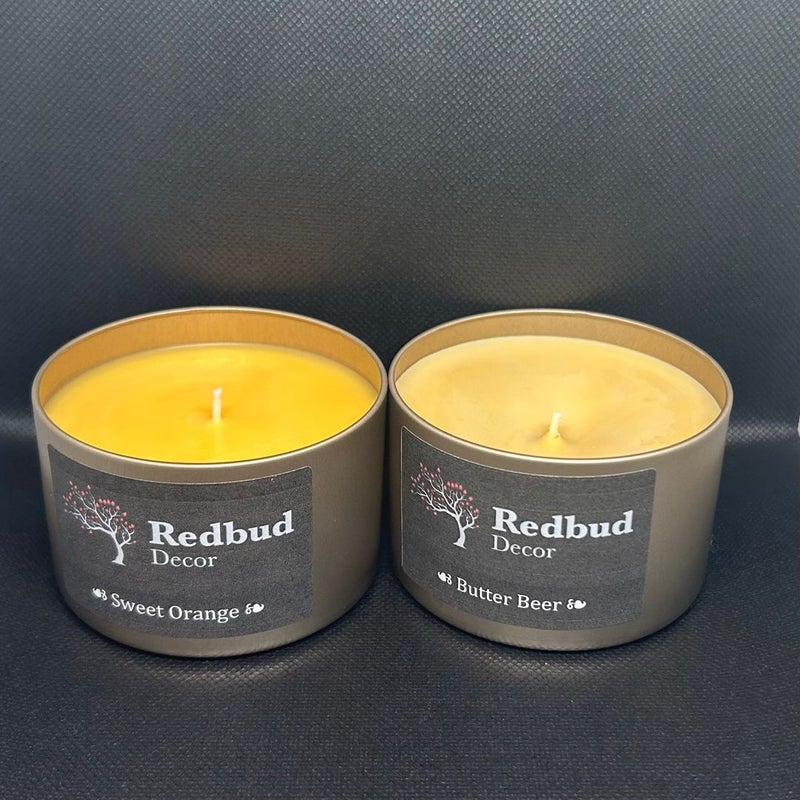 Two pack custom candle set