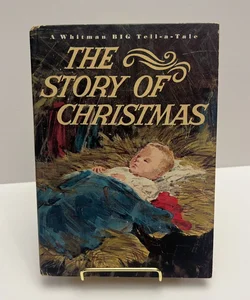A Whitman Big Tell A Tale The Story of Christmas (VINTAGE-1965 Edition) 