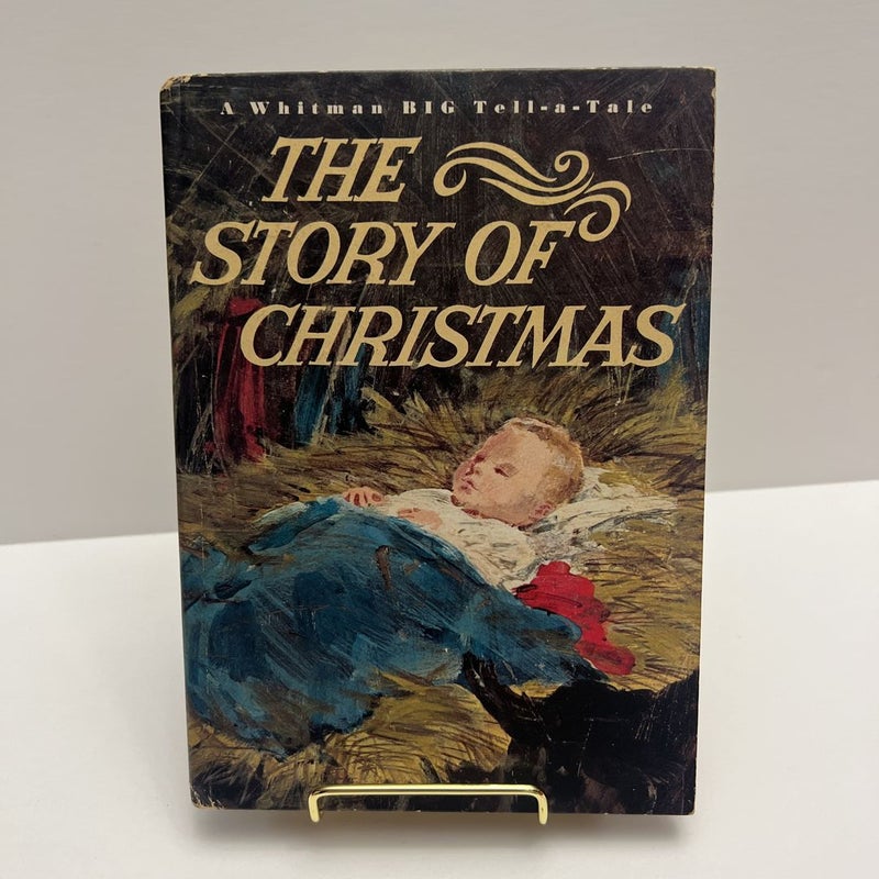 A Whitman Big Tell A Tale The Story of Christmas (VINTAGE-1965 Edition) 