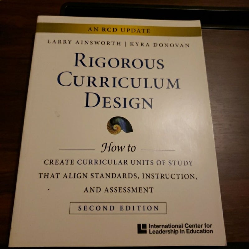 Rigorous Curriculum Design Second Edition 2019