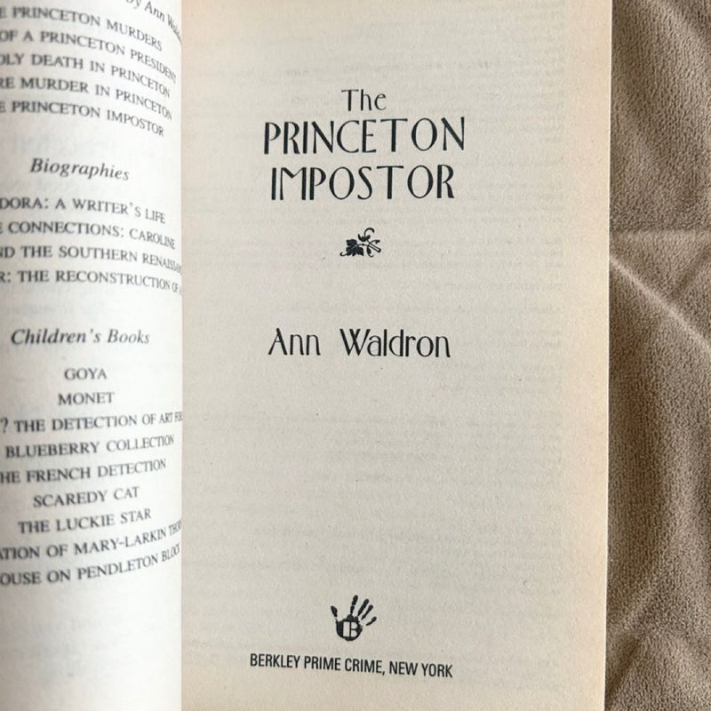 The Princeton Impostor  4475