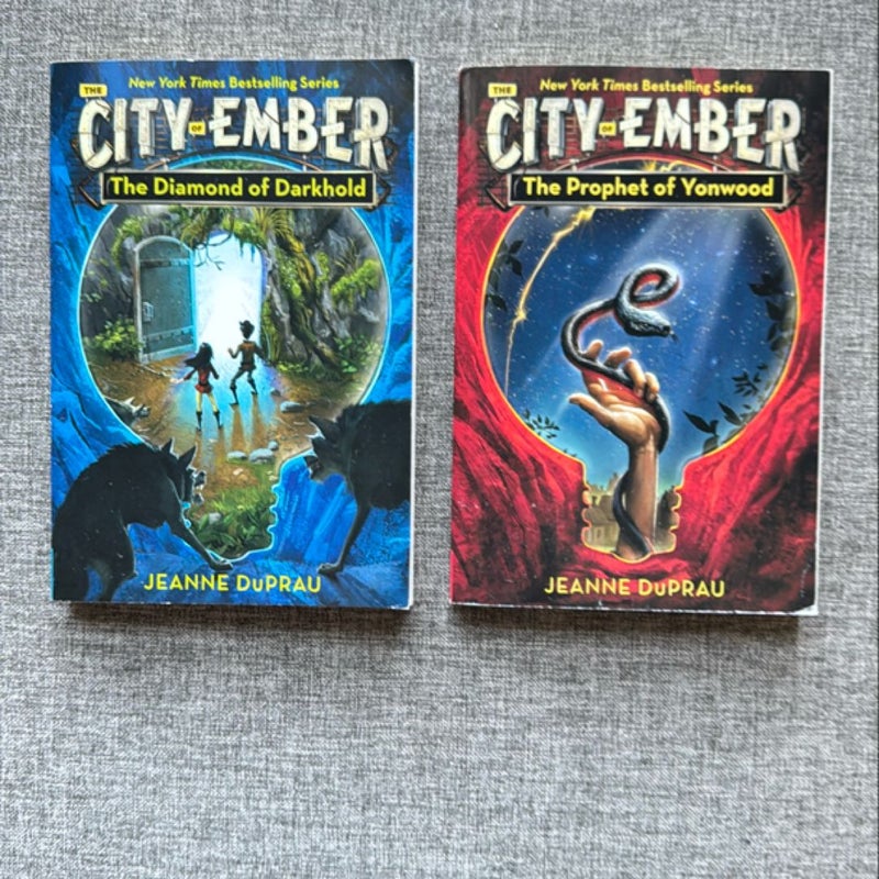 City of Ember (2 Books) The Diamond of Darkhold and The Prophet of Yonwood