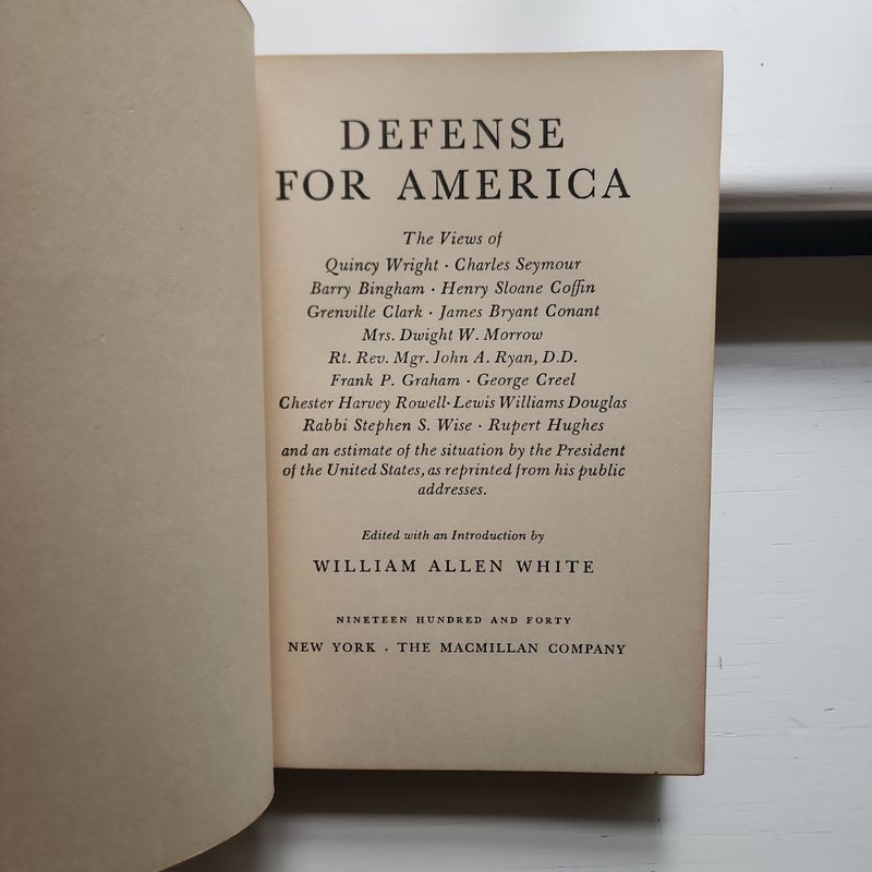 Defense For America