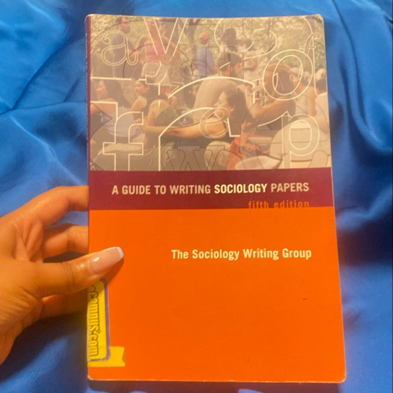 A Guide to Writing Sociology Papers