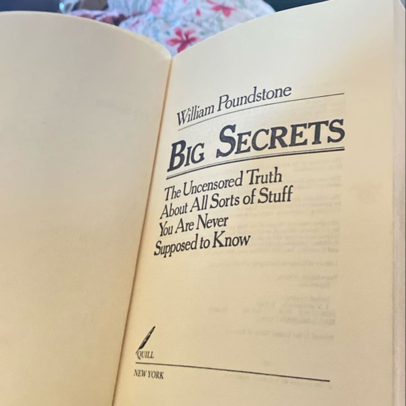 Big Secrets