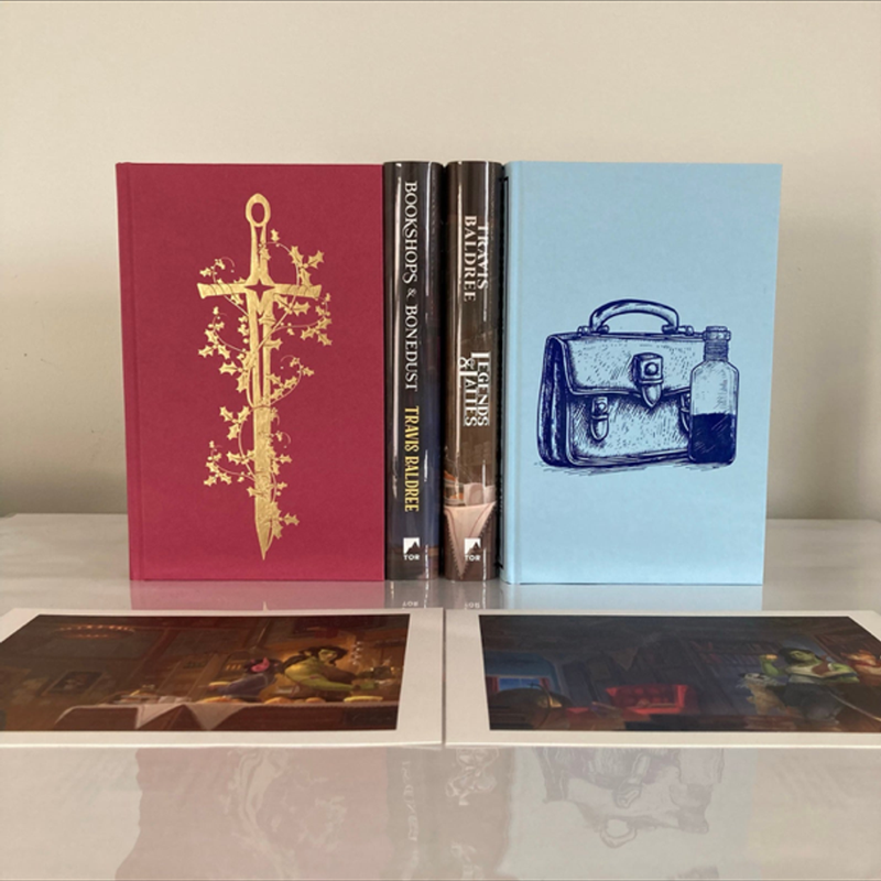 Legends & Lattes Bookshops & BonedustSOLD OUT Broken Binding SIGNED Exclusive Editions w/ Art Prints