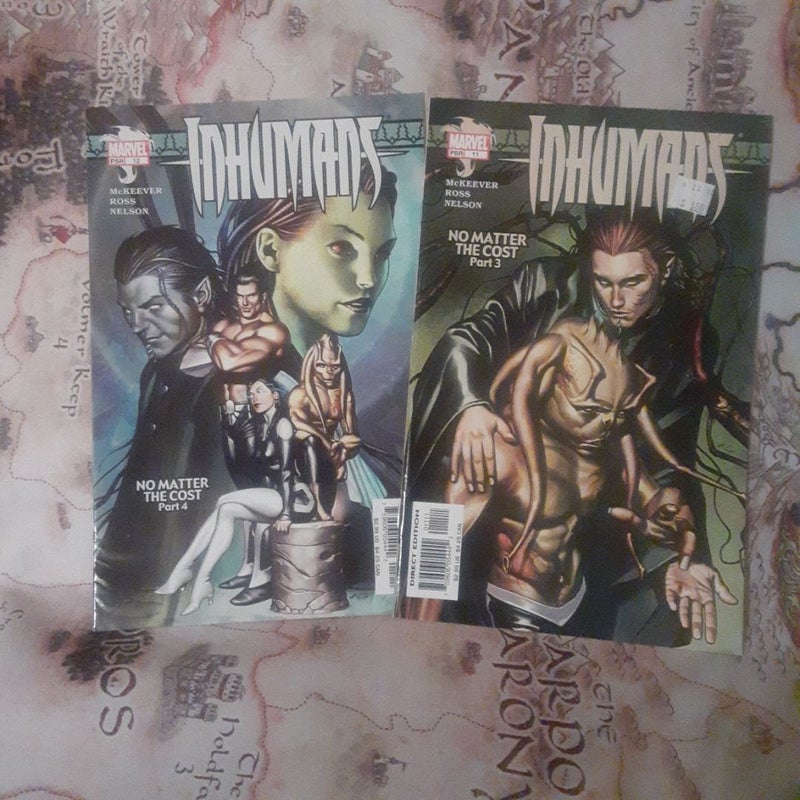 Inhumans Culture Shock , 7-12 Marvel Comic Lot 