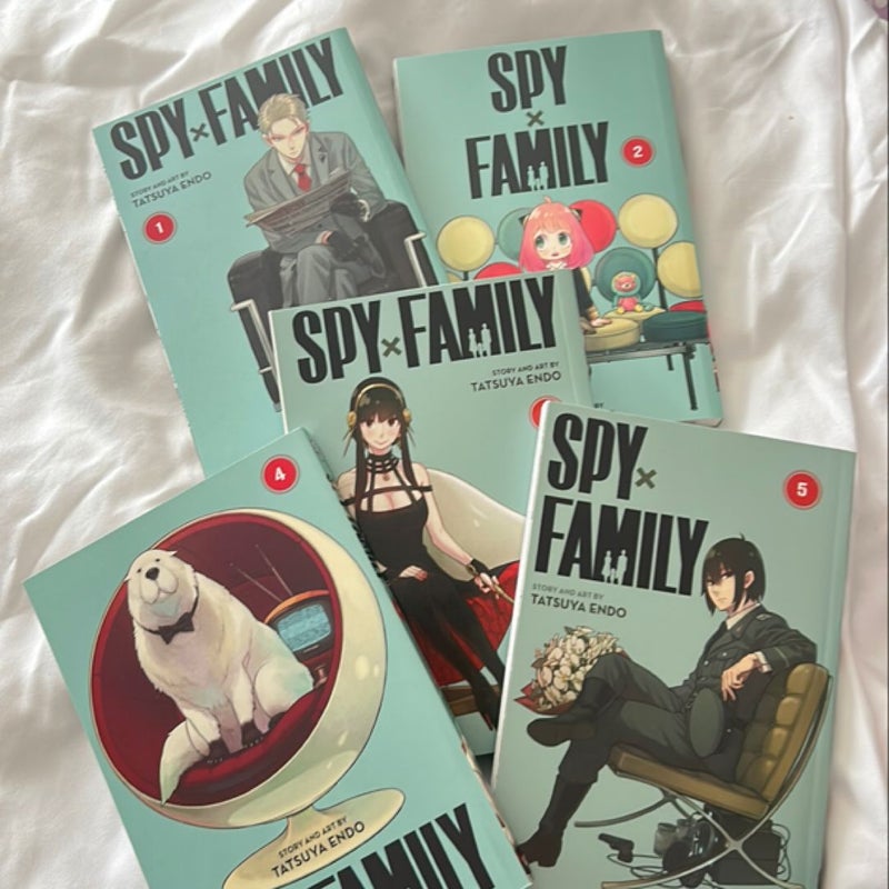 Spy X Family, Vol. 1, 2, 3, 4, 5 (Set 1-5)