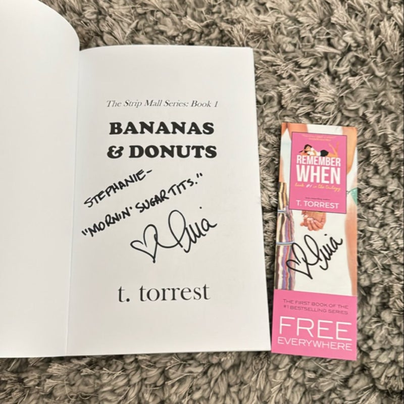 Bananas & Donuts SIGNED