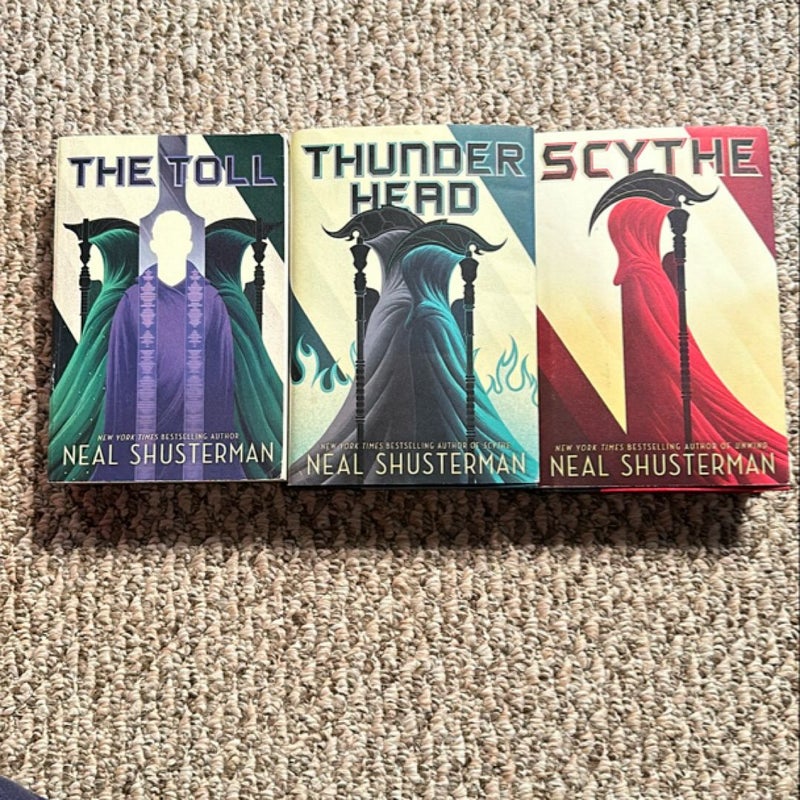 Arc of a Scythe books 1-3: Scythe, Thunder Head, the Toll