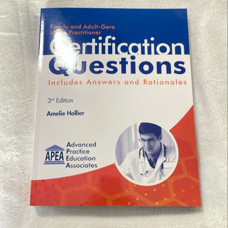 Family and Adult-Gero Nurse Practitioner Certification Questions 