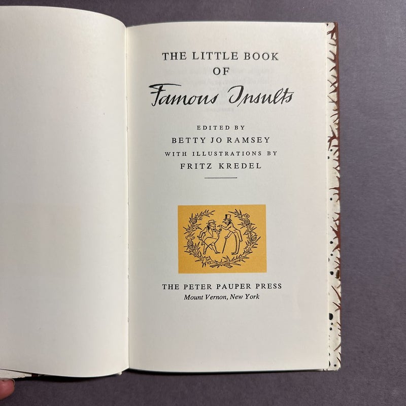 The Little Book of Famous Insults