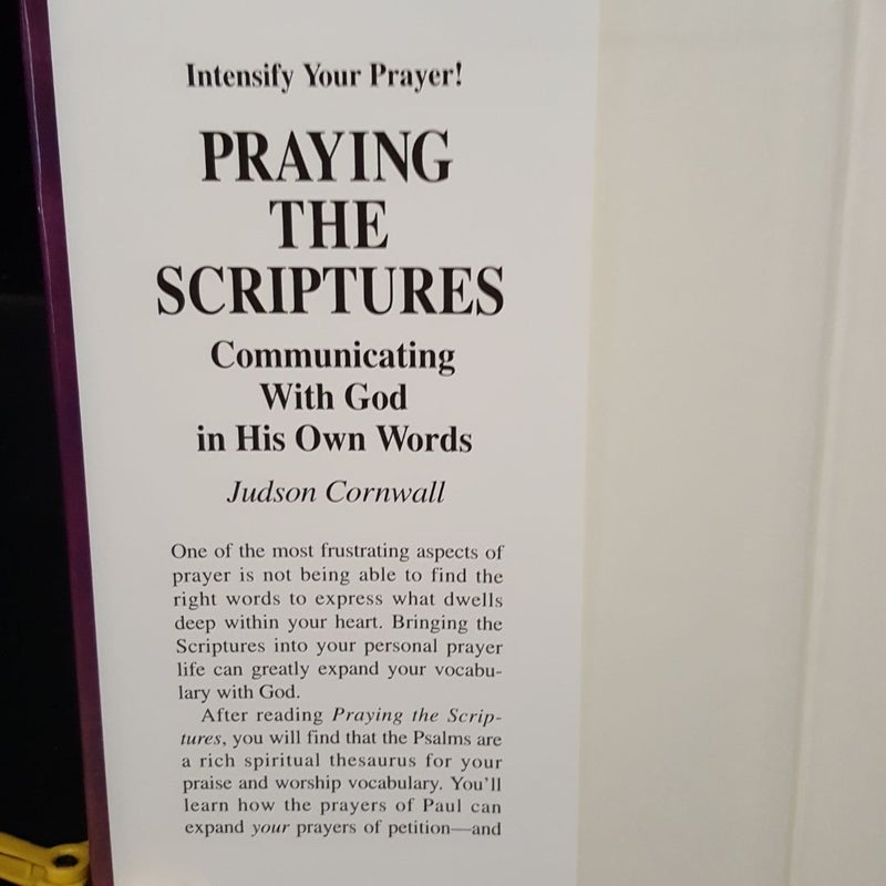 Praying the scriptures