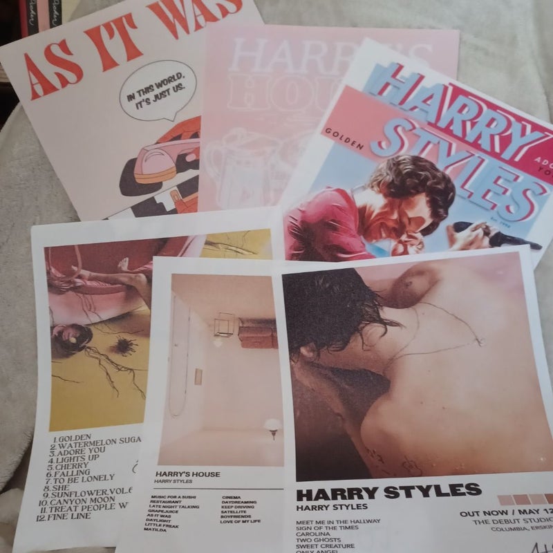 Harry Styles album 6 posters.