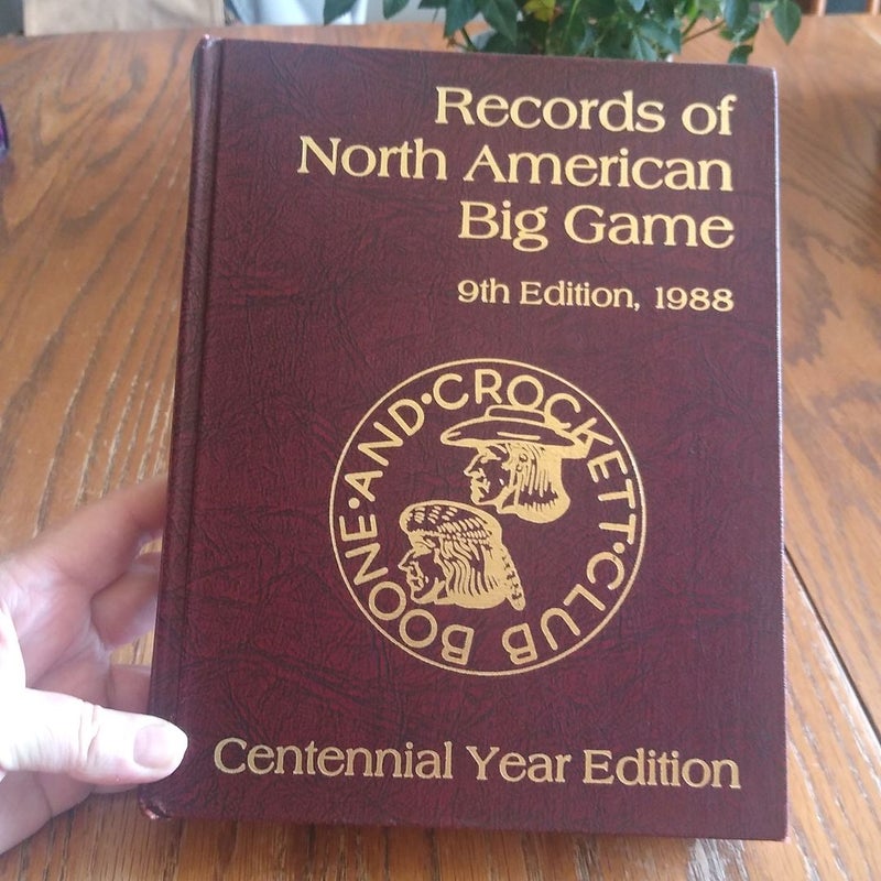 ⭐ Records of North American Big Game, 1988