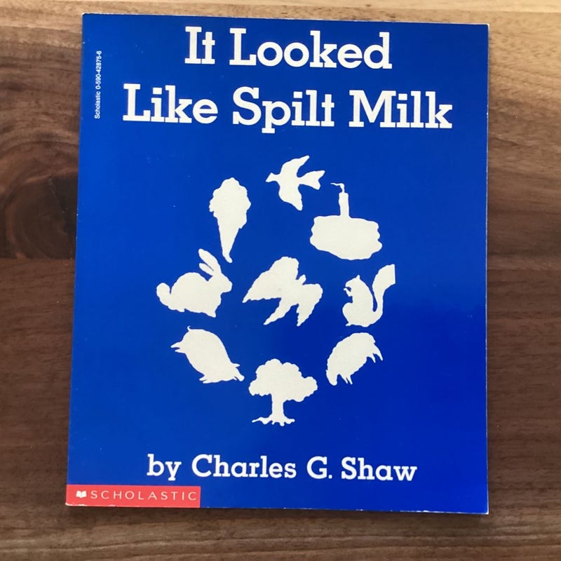 It looked like spilt milk