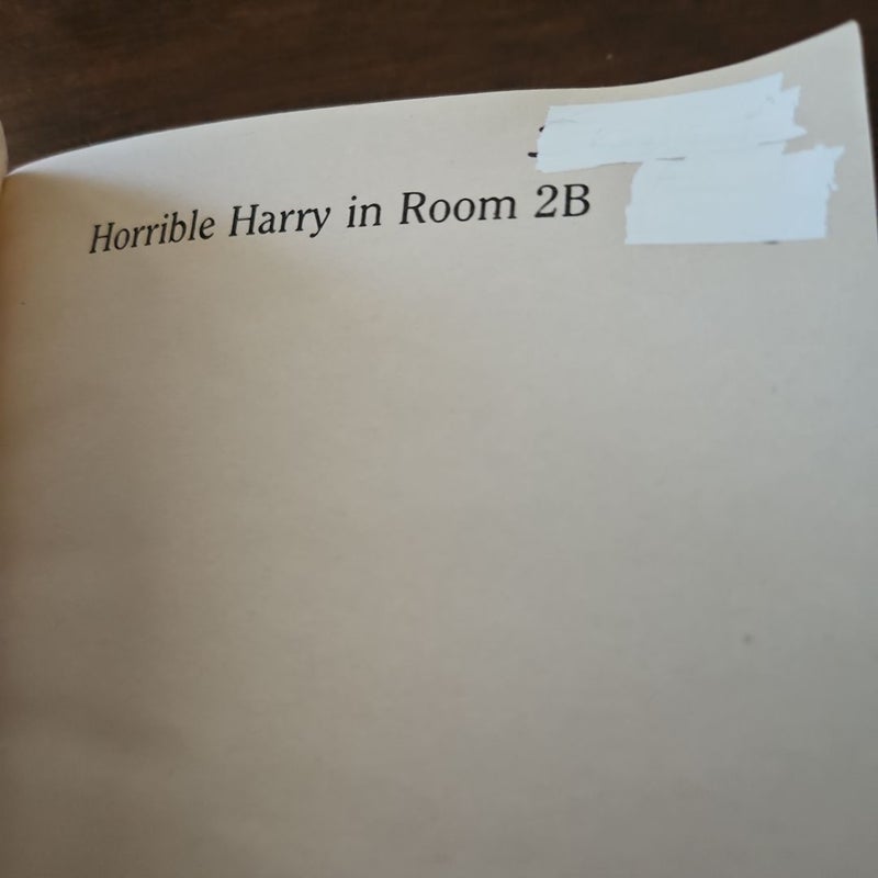 Horrible Harry in Room 2B