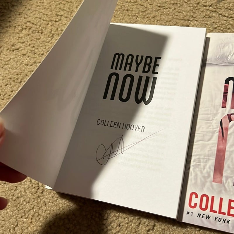 Maybe series by Colleen Hoover (OOP & Signed)