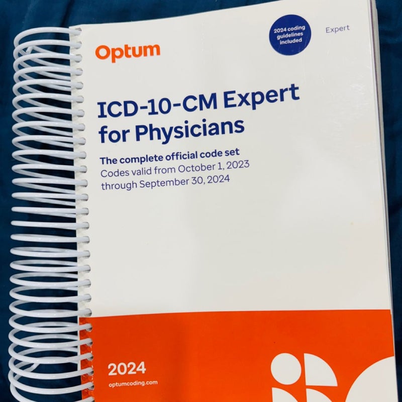 2024 ICD-10-CM Expert for Physicians (Spiral) 