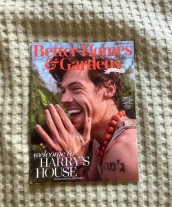 Harry Styles Better Homes & Gardens magazine